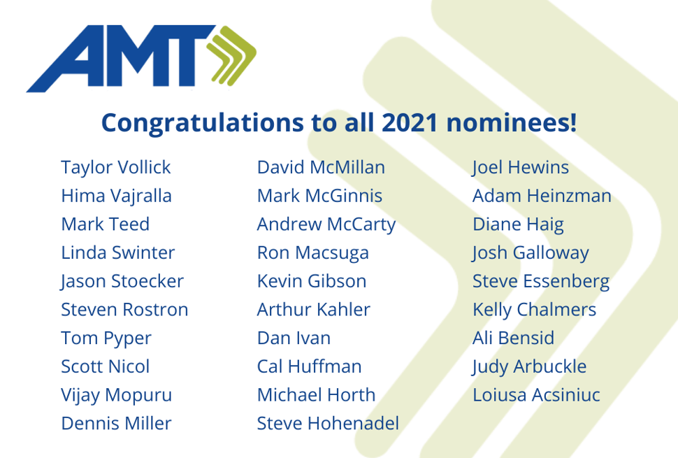 AMT 2021 RISE nominees