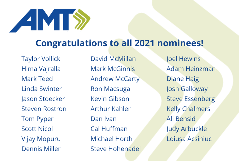 AMT 2021 RISE nominees