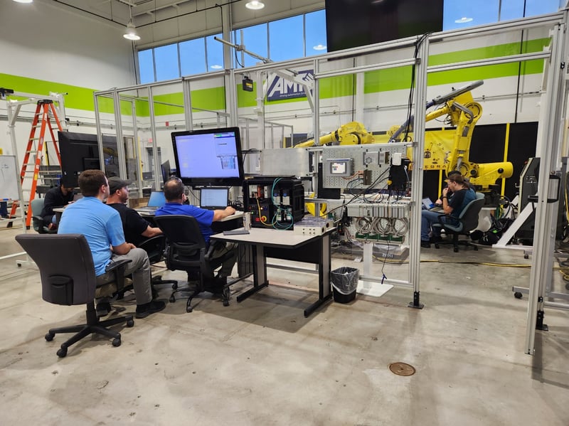 AMT Automation Academy training FANUC robot lab