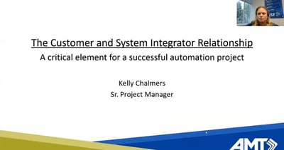 AMT Kelly Chalmers successful automation project