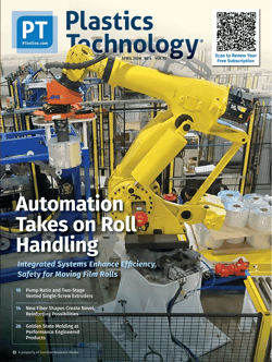 AMT cover article in Plastics Technology magazine by Kelly Chalmers