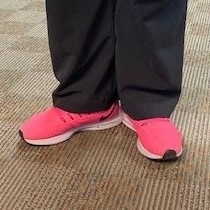 AMT Stacey Everett pink shoes A