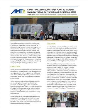 AMT grain trailer throughput case study Timpte